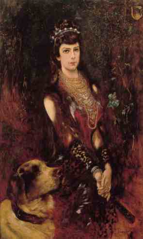 Anton Romako: Elisabetta d'Austria, 1883, Vienna, Belvedere