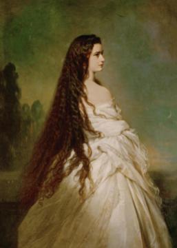Franz Xaver Winterhalter, ritratto dell'imperatrice Elisabetta d'Austria, 1846