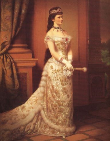 Georg Raab, Elisabetta d'Austria, ritratto ufficiale per le nozze d'argento