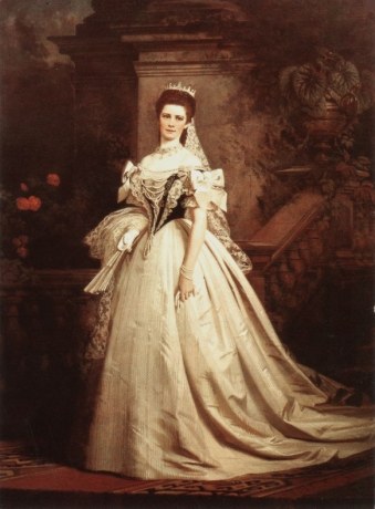 Wagner Sandor, ritratto di Elisabetta d'Austria in abito magiaro