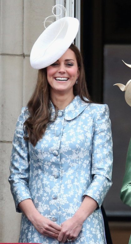 Kate sul balcone di Buckingham Palace