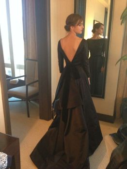 Emma Watson in Oscar de la Renta dress for Noah NYC premiere (26.03.2014)