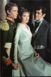 dopo Sabrina, Audrey recitò, al fianco del marito Mel Ferrer e di Henry Fonda, nell'adattamento cinematografico del regista King Vidor di Guerra e Pace di Tolstoj