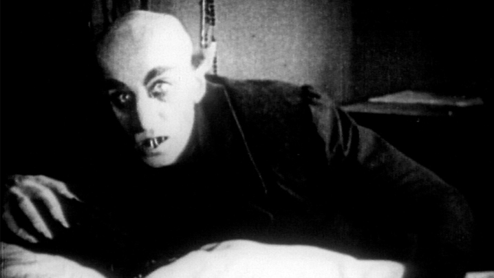 Nosferatu, Nosferatu, eine Symphonie des Grauens, Germania 1922, diretto da F. W. Murnau. Max Schreck nel ruolo del Conte Orlok, trasposizione cinematografica di Dracula.
