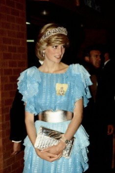 18 Jun 1983, St. Johns, New Brunswick, Canada --- Princess Diana attends a dinner banquet on a visit to Canada. --- Image by © Tim Graham/CORBIS