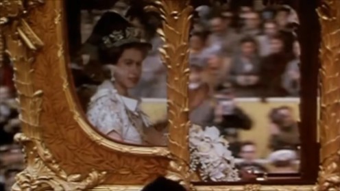 Immagini originali della cerimonia di incoronazione di Elisabetta II
