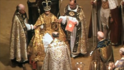 Immagini originali della cerimonia di incoronazione di Elisabetta II