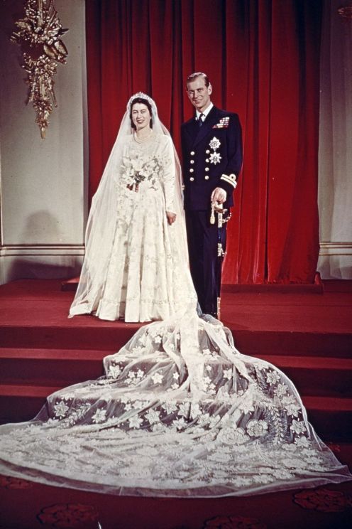 Foto del matrimonio di Elisabetta e Filippo