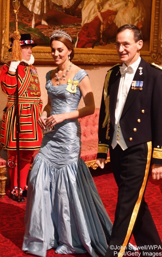 23 ottobre 2018. Banchetto di stato a Buckingham Palace.