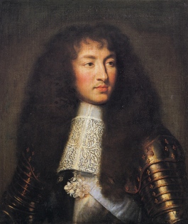 Charles LeBrun, ritratto di Luigi XIV, 1638-1715, Musée National du Château, Versailles.