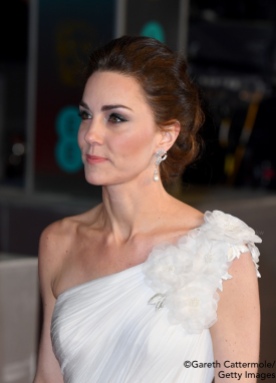 LONDON, ENGLAND - FEBRUARY 10: Catherine, Duchess of Cambridge attends the EE British Academy Film Awards at Royal Albert Hall on February 10, 2019 in London, England. (Photo by Gareth Cattermole/Getty Images)